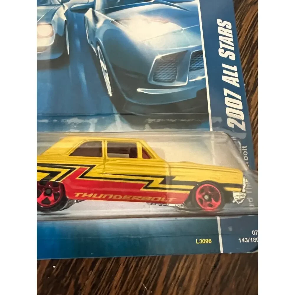 Hot Wheels 2007 All Stars Ford Thunderbolt Yellow Lightning 143 Diecast Car New